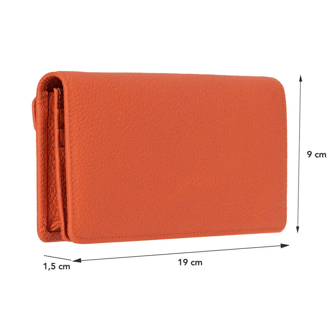 Elegant trifold leather wallet with magnetic snap closure, featuring 12 card slots, a coin pouch, and a dedicated phone
pocket. This handcrafted wallet also includes secret compartments for receipts or cash, offering secure and organized
storage. A stylish and practical wallet for everyday use or gifts for women.