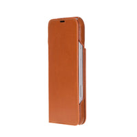 luxury Sonat iPhone 17 Pro Max leather folio case with card slots
