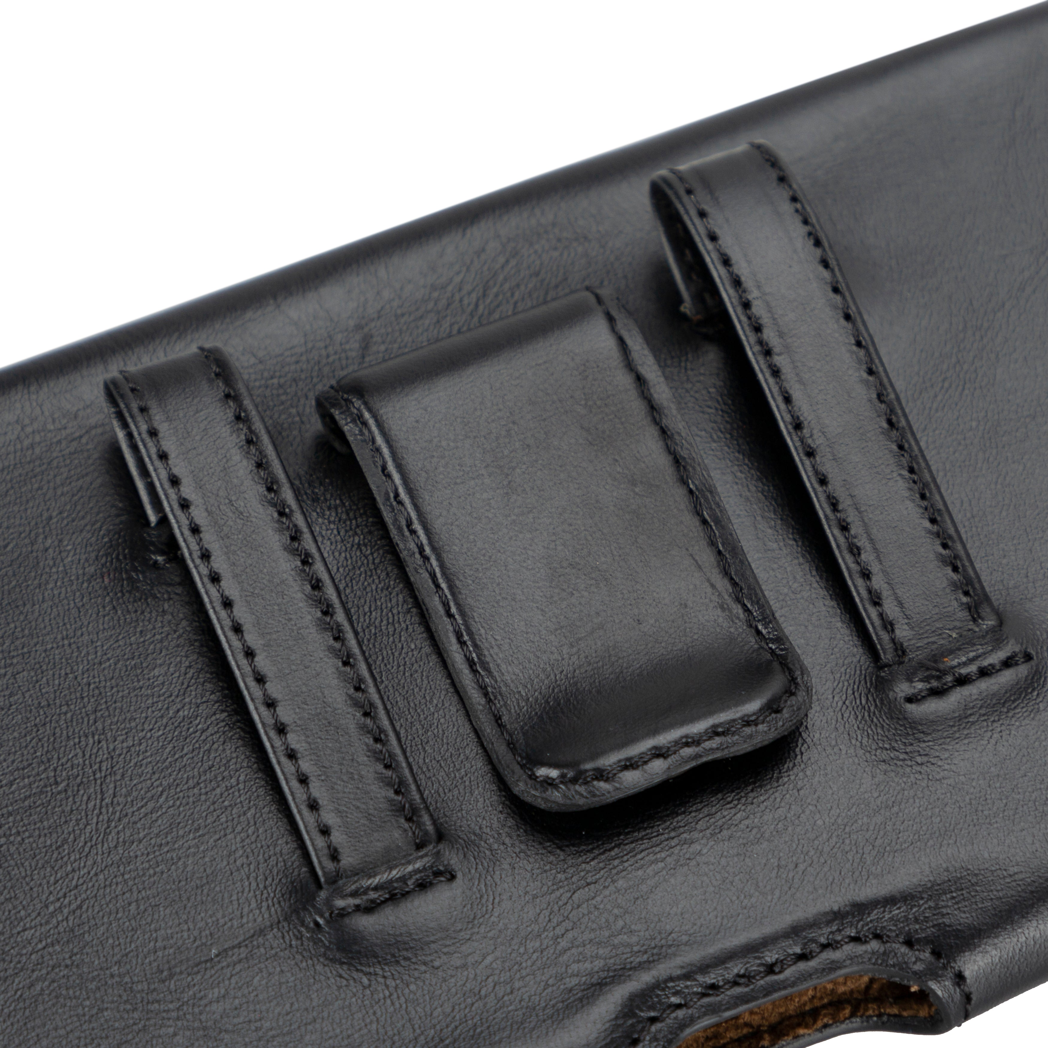 Premium genuine leather phone case with belt and clip attachment, designed for phones up to 6.9 inches. Durable and sleek, it offers full protection against scratches and impacts while keeping your device easily accessible. Perfect for work, outdoor activities, and everyday use.