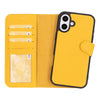 Magic iPhone 16 Plus Detachable Leather Wallet Case