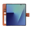Samsung Galaxy Z Fold 7 Folio Case, Premium Leather Card Holder Phone Case with Magnetic Clip, Multifunctional Phone Protection Cover Case
