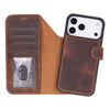 Magic iPhone 17 Pro Max Leather Detachable Wallet Case