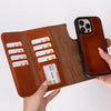 Santa iPhone 16 Pro Leather Detachable Wallet Case