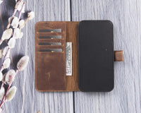 Apple iPhone 12 Series Detachable Leather Case / MW