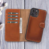 Magic iPhone 12 Pro Max Detachable Leather Wallet Case