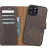 Magic iPhone 13 Pro Max Detachable Leather Wallet Case