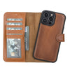 Magic iPhone 14 Plus Detachable Leather Wallet Case