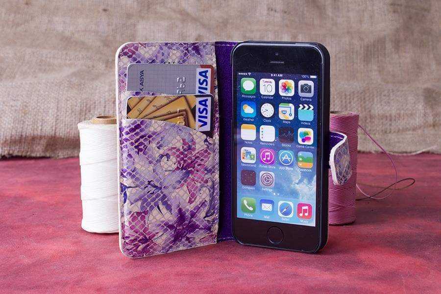 Apple iPhone 5 Leather Case / WC - Wallet Case