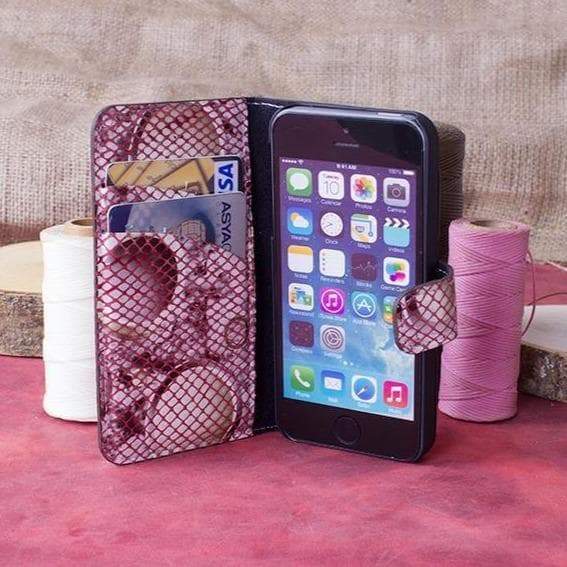 Apple iPhone 5 Leather Case / WC - Wallet Case