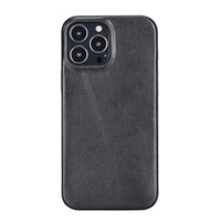 Apple iPhone IP13 Series Leather Case / RC - Rock Cover iPhone 13 Pro Max 6.7" / Rustic Black
