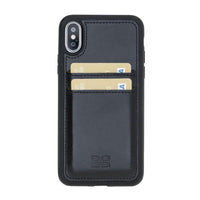 Apple iPhone X Series Leather Case / UJ - Ultimate Jacket iPhone X/XS / Black Bouletta