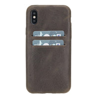 Apple iPhone X/XS Leather Case / UCCC - Ultra Cover with Card Holder