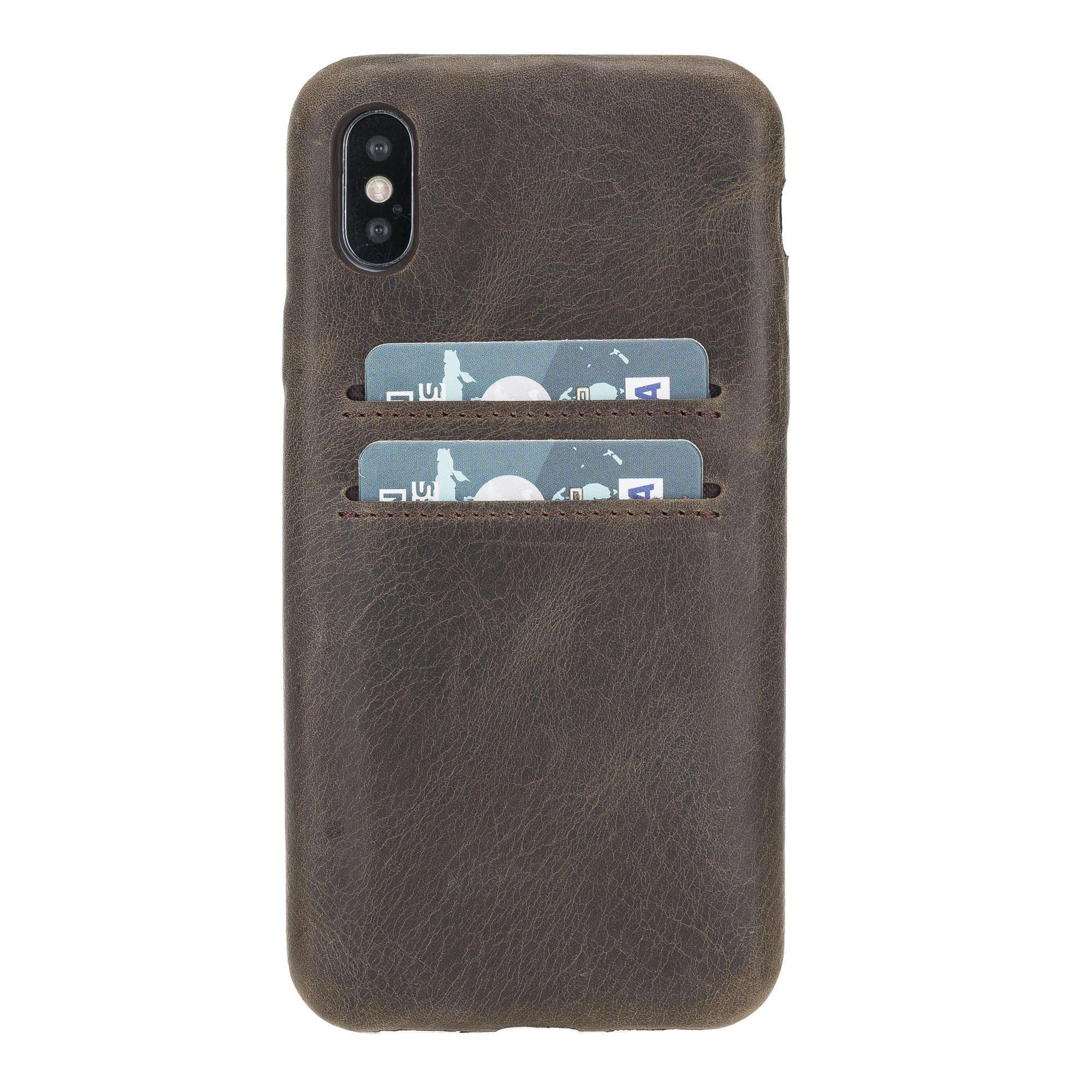 Apple iPhone X/XS Leather Case / UCCC - Ultra Cover with Card Holder