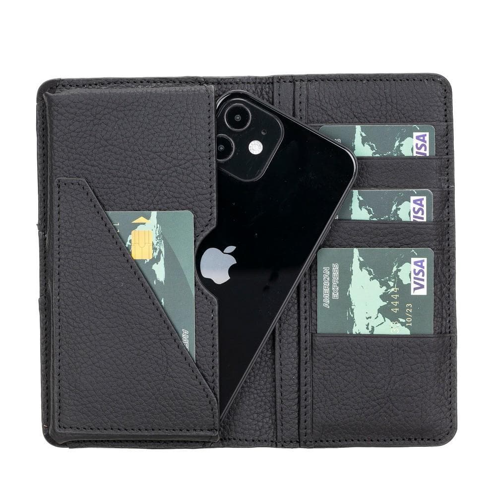 Calvina Universal Leather Wallet Case 6.2" RST2