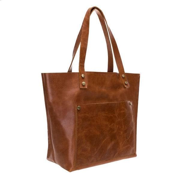 Geniun Leather Women Moon Tote Bag Large / G19