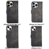 Magic iPhone 15 Detachable Leather Wallet Case
