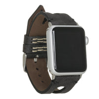 Leather Apple Watch Bands - BA2 Style Drop Cut F3
