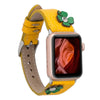 Flower Slim Leather Apple Watch Band