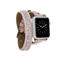 Leather Apple Watch Bands - Crystal Ferro Double Tour Style F3