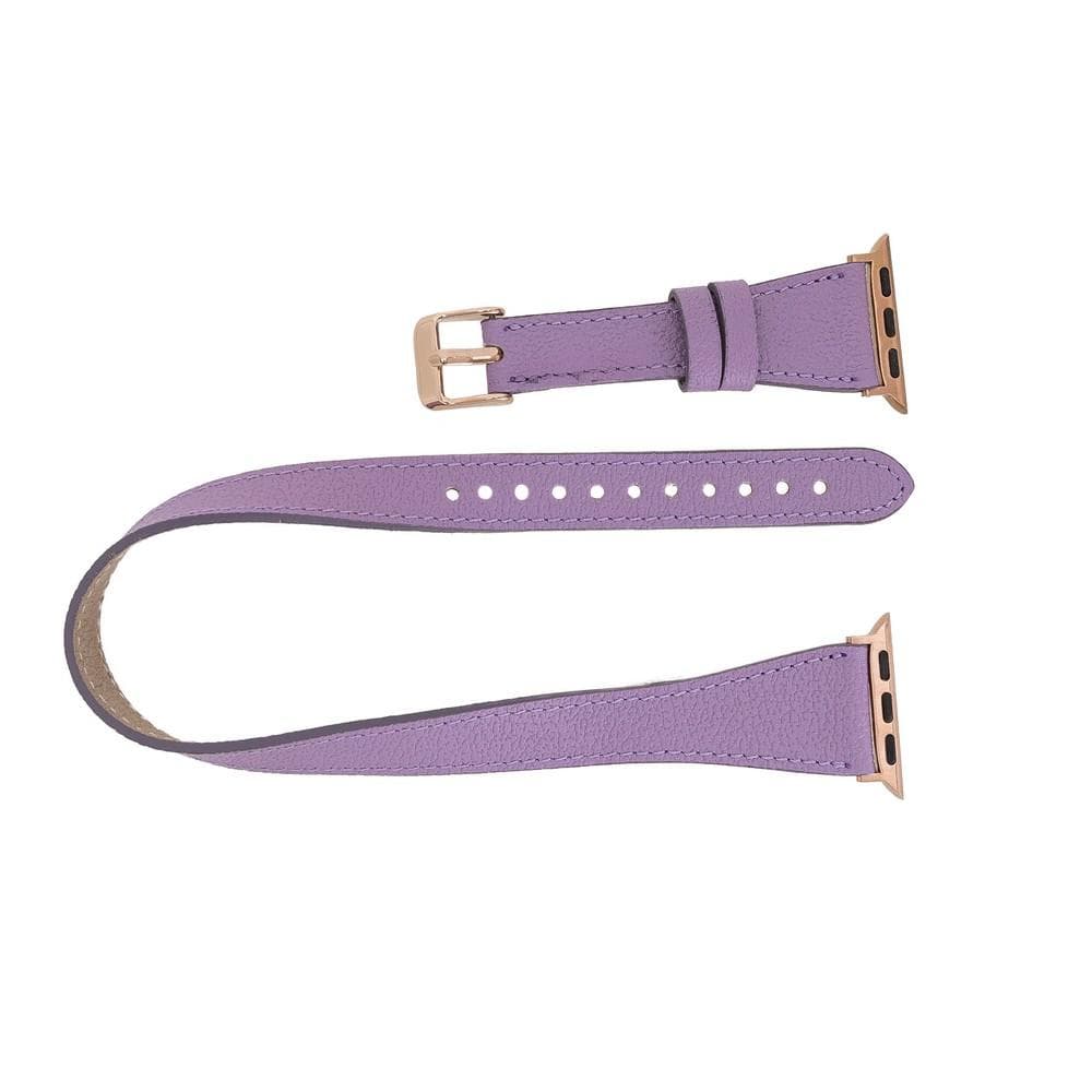Leather Apple Watch Bands - DTS Double Tour Slim Quantum Style CP4