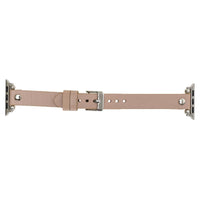 Leather Apple Watch Bands - Ferro Silver Trok Style