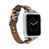 Ferro Leather Apple Watch Band with Silver Trok