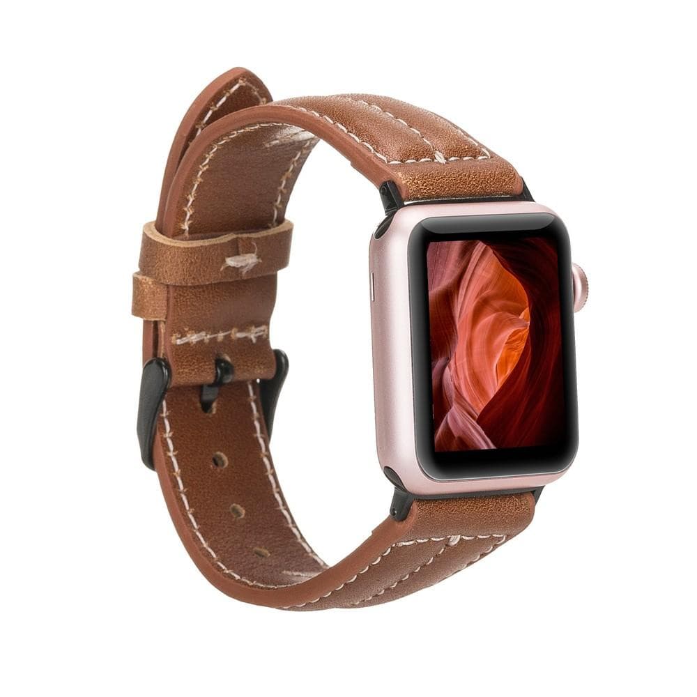 Leather Apple Watch Bands - NM3 Style AS1