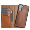 Magic Samsung Galaxy S21 Leather Detachable Wallet Case
