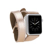 Quantum Slim Leather Double Tour  Apple Watch Band