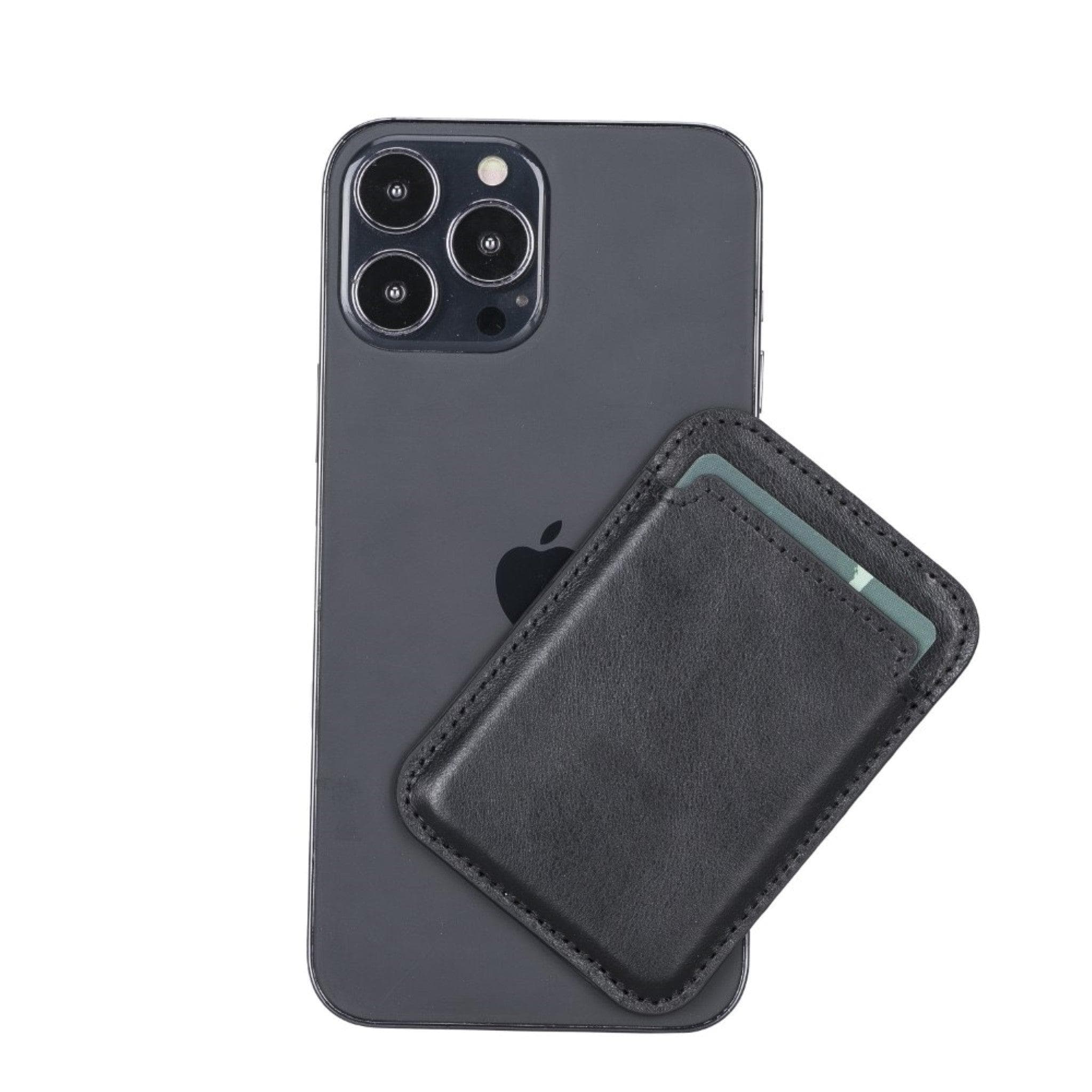Maggy NE Magnetic Leather Card Holder FL12