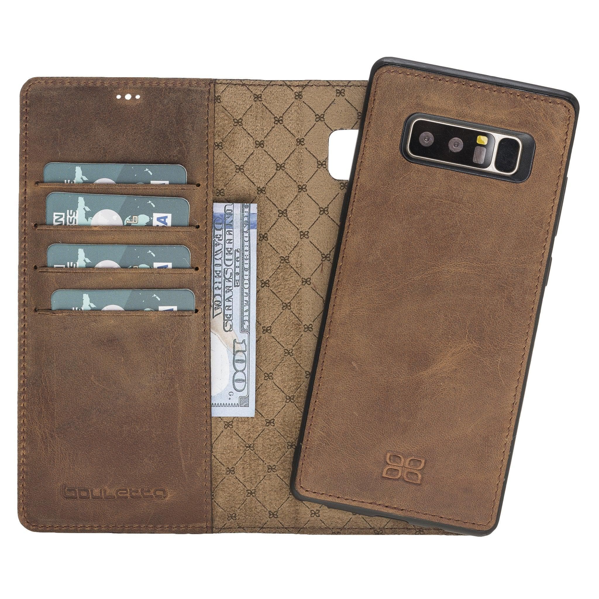 Bouletta Samsung Galaxy Note 8 Leather Wallet Case Samsung Note 8 / Black