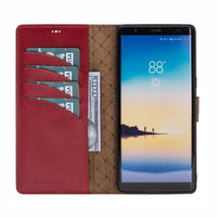 Bouletta Samsung Galaxy Note 8 Leather Wallet Case Samsung Note 8 / Tan
