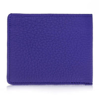 Bouletta Pier Handmade and Personalised Genuine Leather Wallet for Men's Floater Sax Blue
